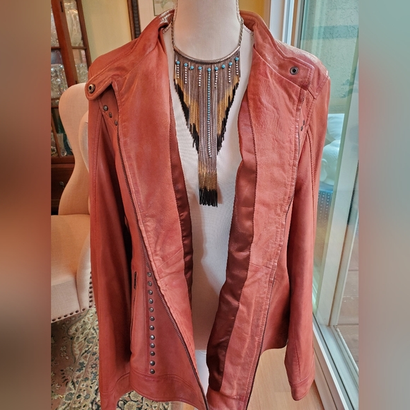 Lamb Leather Lined Jacket - Picture 1 of 10